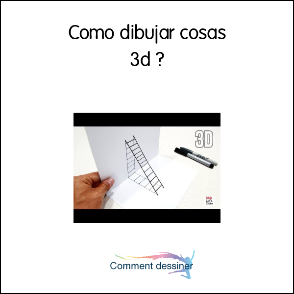 Como dibujar cosas 3d